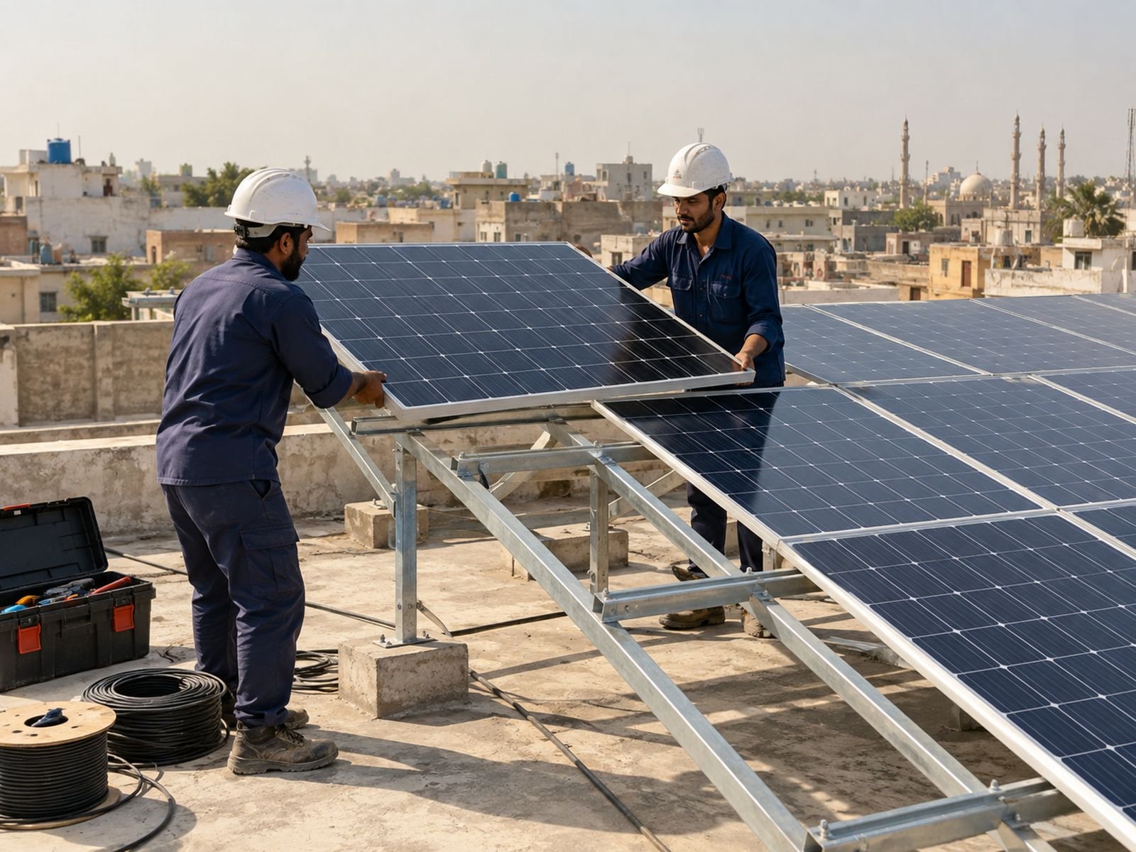 Solar Panel Installation by All In One Electrocare